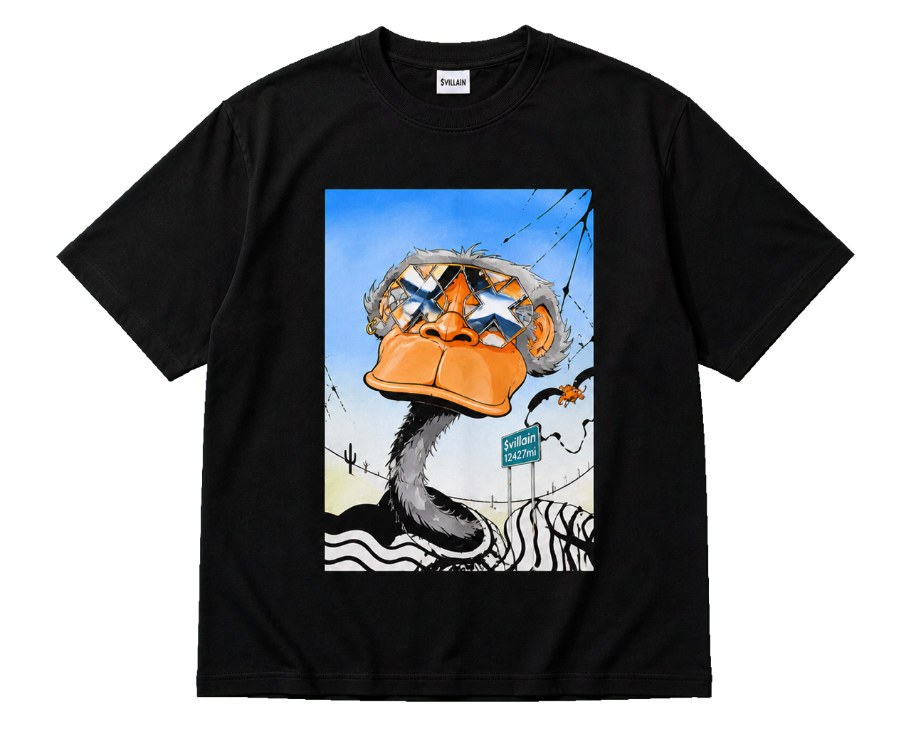 APE ART TEE - BLK